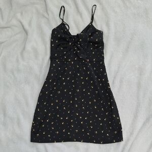 Abercrombie and Fitch Tie Knot Front Black Dress